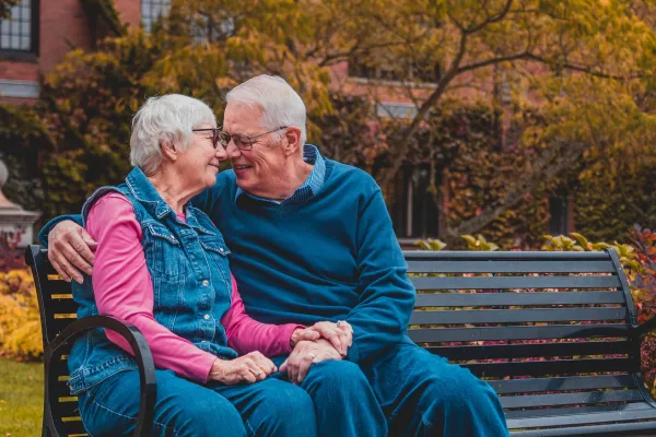 Elderly couple